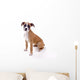 Perfect Boxer Puppy Wall Decal