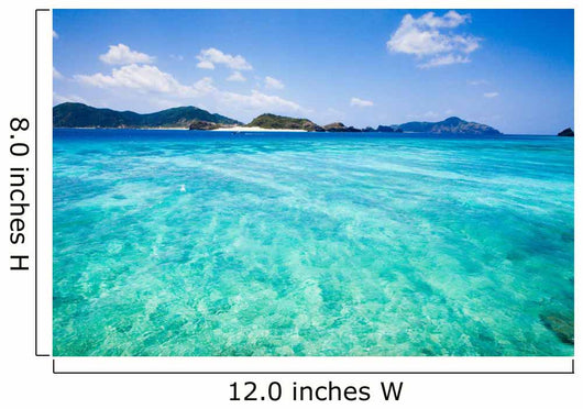 Blue Clear Waters Okinawa Wall Decal