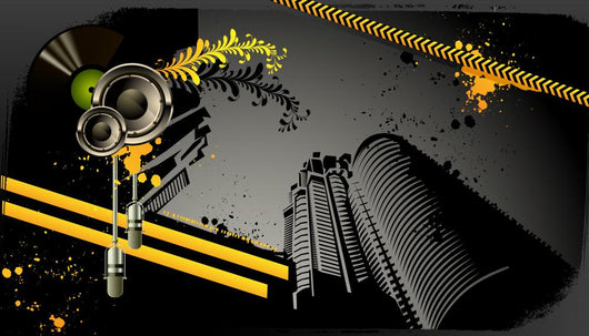 Modern Grunge Urban Graphic Wall Decal