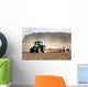 Field Work-tractor with Plug Wall Decal