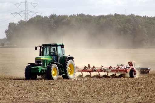 Field Work-tractor with Plug Wall Decal