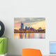 Nashville Tennessee Downtown Evening Skyline Wall Decal