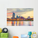 Nashville Tennessee Downtown Evening Skyline Wall Decal
