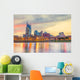 Nashville Tennessee Downtown Evening Skyline Wall Decal