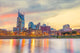Nashville Tennessee Downtown Evening Skyline Wall Decal
