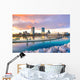 Milwaukee Evening Skyline Wall Decal
