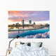Milwaukee Evening Skyline Wall Decal
