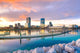 Milwaukee Evening Skyline Wall Decal