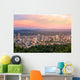Downtown Portland Oregon Sunset Wall Decal