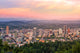 Downtown Portland Oregon Sunset Wall Decal