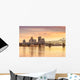 Downtown Louisville Morning Skyline Wall Decal