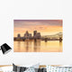 Downtown Louisville Morning Skyline Wall Decal