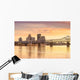 Downtown Louisville Morning Skyline Wall Decal
