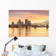 Downtown Louisville Morning Skyline Wall Decal