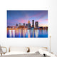 Downtown Louisville Evening Skyline Wall Decal