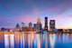 Downtown Louisville Evening Skyline Wall Decal