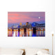 Downtown Louisville Bridge Skyline Wall Decal