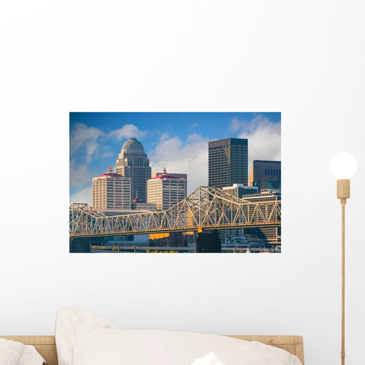 Downtown Louisville Skyline Wall Decal