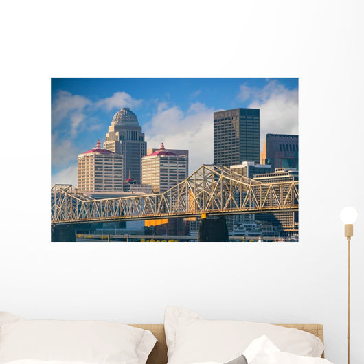 Downtown Louisville Skyline Wall Decal