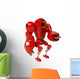 Red Robot Wall Decal