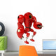Red Robot Wall Decal