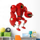 Red Robot Wall Decal