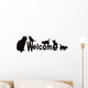 Cats Welcome Wall Decal