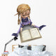 Cute Cartoon Girl Reading Wall Decal
