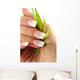 French Manicure Nails Wall Decal Design 2