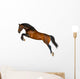 Jumping Brown Horse Wall Decal