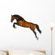 Jumping Brown Horse Wall Decal