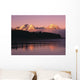 Grand Teton Mountains with Wall Decal