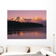 Grand Teton Mountains with Wall Decal