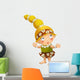Caveman Cave Girl Child Wall Decal
