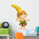Caveman Cave Girl Child Wall Decal