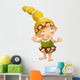 Caveman Cave Girl Child Wall Decal