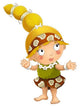 Caveman Cave Girl Child Wall Decal