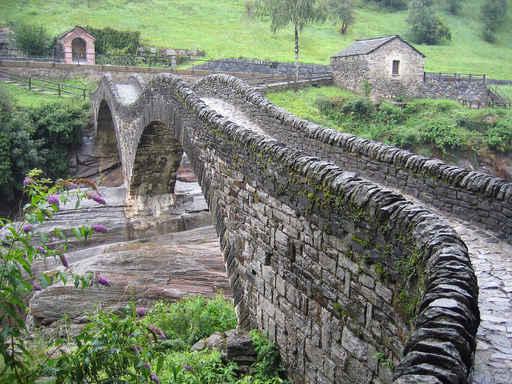 Br Cke Tessin Old Wall Decal