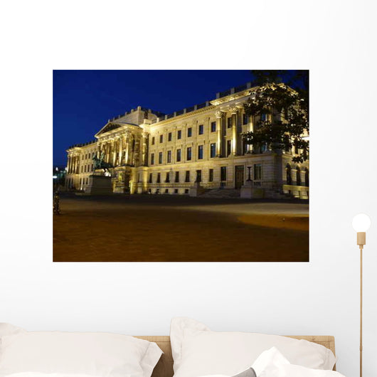 Braunschweig Residential Palace Evening Wall Decal