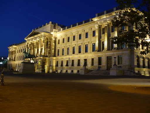 Braunschweig Residential Palace Evening Wall Decal