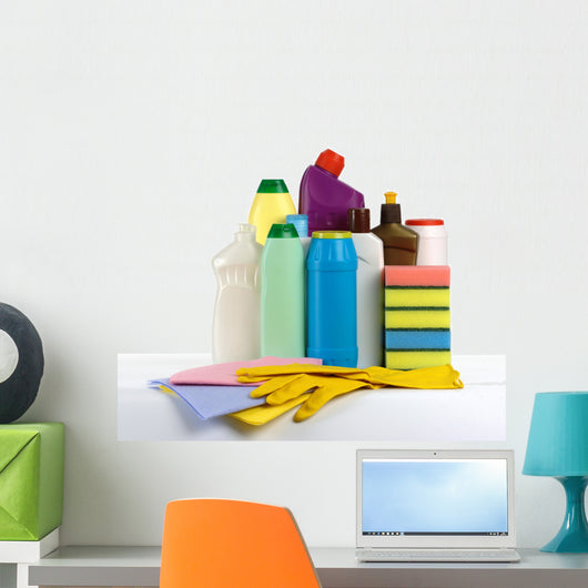 Kitchen Cleaning Kit Wall Decal