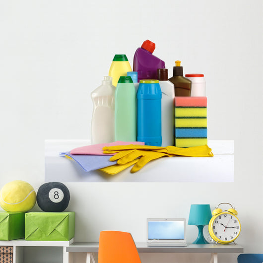 Kitchen Cleaning Kit Wall Decal