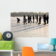 Winter Eisstockschiessen Auf Dem Wall Decal