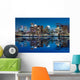 Boston Skyline Evening Wall Decal