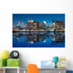 Boston Skyline Evening Wall Decal