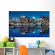 Boston Skyline Evening Wall Decal