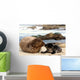 Kiss Kiss Loving Seals Wall Decal