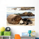 Kiss Kiss Loving Seals Wall Decal