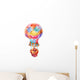 Lovely Watercolor Hot Air Wall Decal