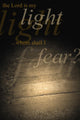 Lord Is My Light Wall Decal